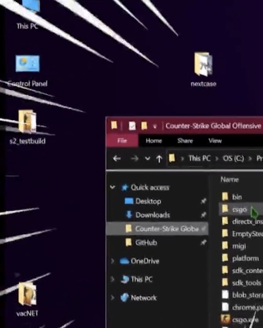 MrJiavo On Twitter AquaIsMissing CSGO Look The Folders s2 testbuild VacNET Nextcase Is 