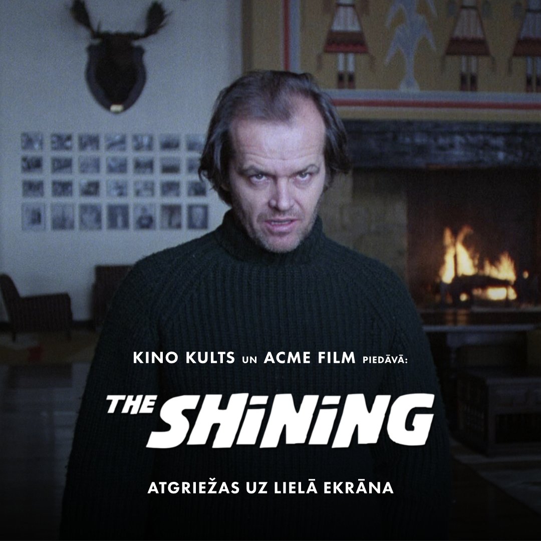 Redrum. Redrum. REDRUM!

Stenlija Kubrika MIRDZUMS / THE SHINING atgriežas uz LIELĀ <a href="/forumcinemaslv/">Forum Cinemas</a> ekrāna jau ar šo nedēļu! 

Piedzīvojiet filmu īpašajos seansos:  

📅 Trešdiena, 12. oktobris, 19:00
📅 Sestdiena, 22. oktobris, 18:10

🎟️ BIĻETES: bit.ly/3UerYs4