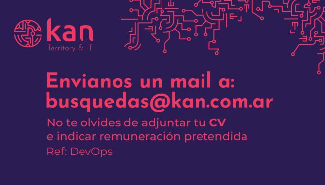 KanTerritoryIT's tweet photo. Buscamos DevOps!!
Requerimientos: Conocimientos en Base de datos, python, linux, docker, kubernet, gitlab, bash. Openshift.
Desafíos: Buenas dinámica de grupo, adaptabilidad a las tecnologías utilizadas.
Agradecemos sus Retweet! https://t.co/hngpLZBXNd