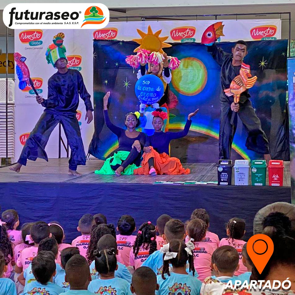 Para conmemorar el #DíaDeLaPreservaciónDeLaCapaDeOzono se llevó a cabo en el centro comercial Nuestro Urabá una jornada lúdico pedagógica desarrollada por CORPOURABA y 
<a href="/futuraseo/">FUTURASEO S.A.S. E.S.P.</a> en la que se le enseñó a los asistentes educación ambiental.