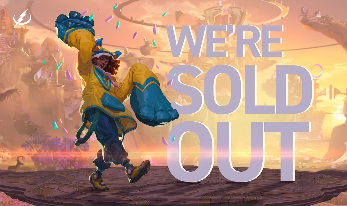 We did it! Our Origin collection is officially sold out! (And trading at 2.5x!). Thank you all for the support. Let's find our Sparks together and make truly FUN Web3 games! #NFTs #gaming #eSports