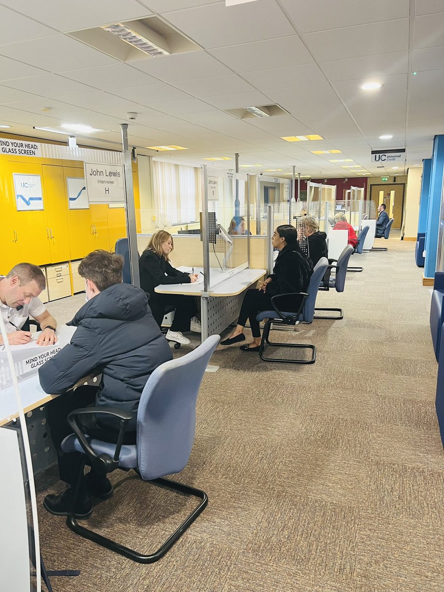 PChiverton's tweet photo. Absolutely fabulous turn out today in #Southampton #Jobcentre today hosting our first #JohnLewis recruitment event very professional with great outcomes of 60% of customers seen were offered a job on the spot well done team #Southampton @RamachandranDWP @MarkPeckDWP https://t.co/zE0fgUFKyS