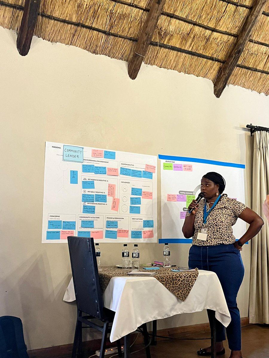 MaureenMalola's tweet photo. Presenting our group work during a Social &amp; Behavioral Change training. A #personamodel and #journalmap https://t.co/a3V8a2fQc9