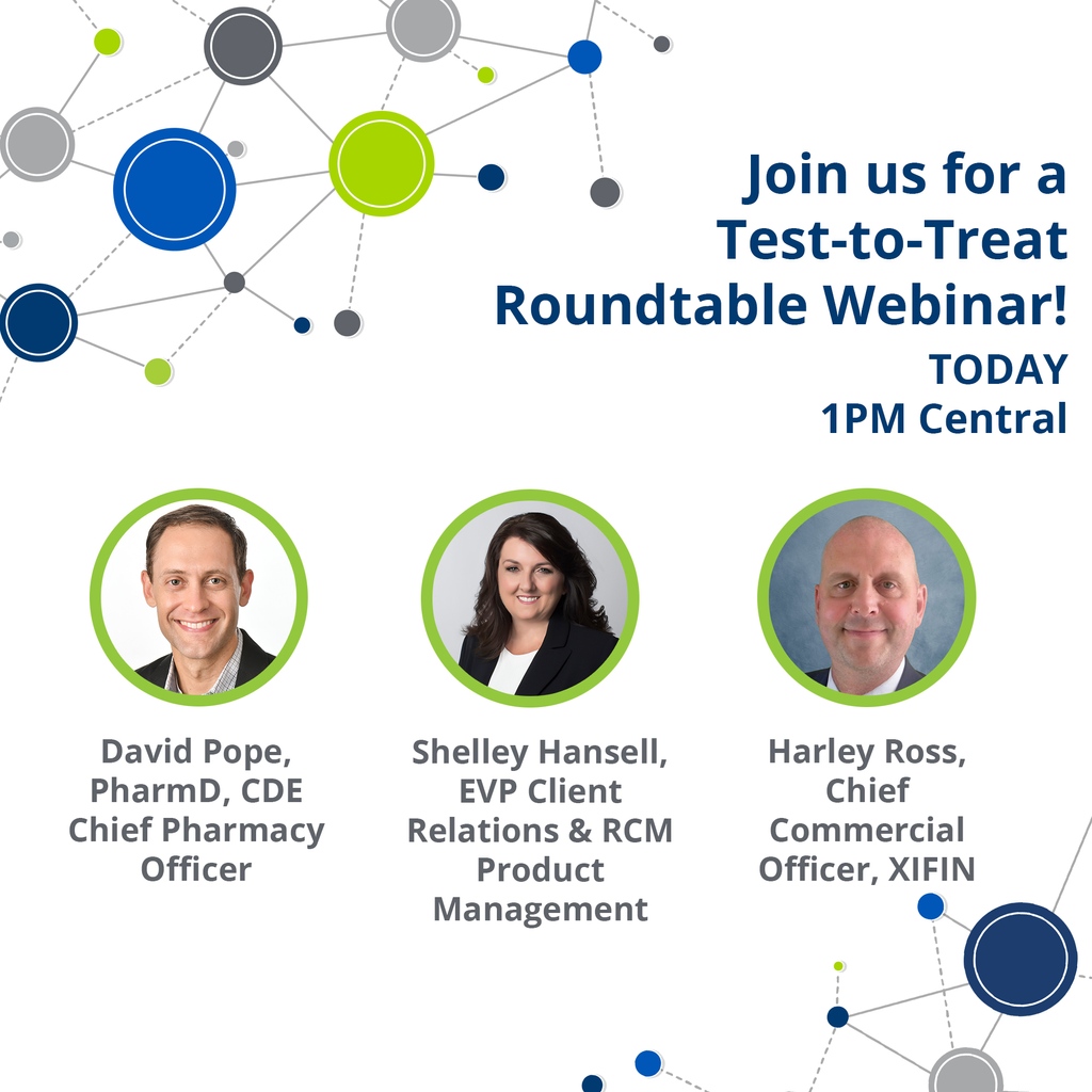 The conversation around Test-to-Treat continues to heat up. 🔥Join our expert roundtable #webinar today and get the scoop on billing nuances, workflows, and vital partnerships to operationalize #testtotreat today!

REGISTER: event.webcasts.com/starthere.jsp?…

#pharmacy #clinicalpharmacy