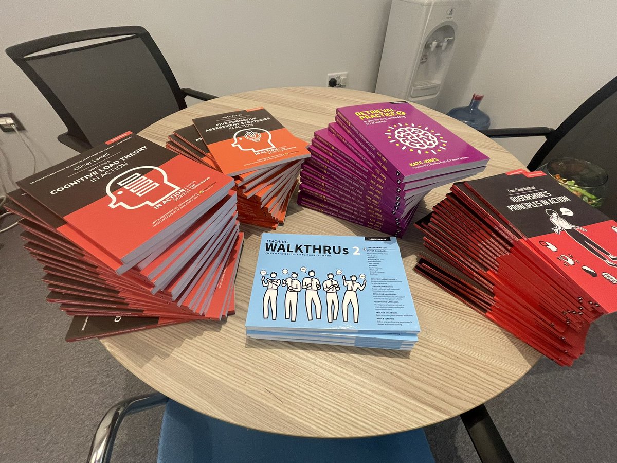 DohaCollege_T_L's tweet photo. It was great to hand deliver a few of our books to support professional development! Thanks @KateJones_teach @JohnCattEd https://t.co/h9RalGSU4t