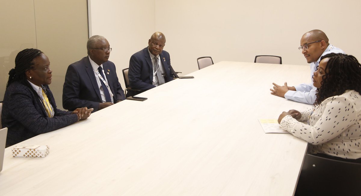 CA_Kenya's tweet photo. Also, Kenya continued with its charm offensive holding bilateral meetings with other countries at the @ITU Conference in a bid to secure votes for re election to the @ITU Council. The Plenipotentiary Conference elects the 48 Member States that will constitute the next ITU Council https://t.co/m5Vx92NZ8d