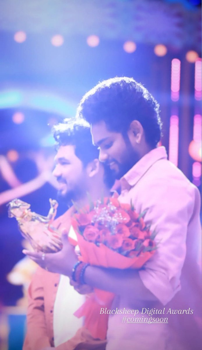 This !!when some people told that its gonna be a huge downfall in his career after a particular period!! This warrior fought all the odds with him love and hardwork and told those people that he is gonna rule the industry very soon by receiving this award
HAPPY BIRTHDAY SAMVISHAL
