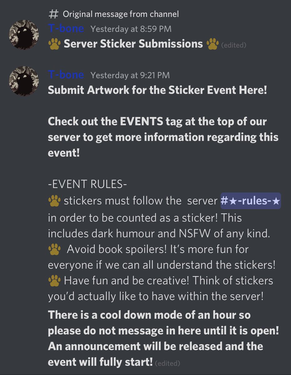 REALStudiosWC's tweet photo. Join our discord for our emoji creation event 🐱🔥
Event ends Saturday Oct 1st at 2:00 PM! Design emojis and stickers to be used for our discord server! It’ll be a lot of fun, can’t wait to see what you all create 🐱🎨✏️ https://t.co/6UAnPPMZ81