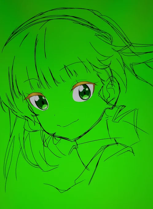 いろんな方から暖かいお言葉をいただいたので、反省をしつつ少し描いてみようと筆を取ったのですが…ラフの途中でペン先をまたやってしまいました。(遠い目)今宵は此処まで、おやすみなさい 