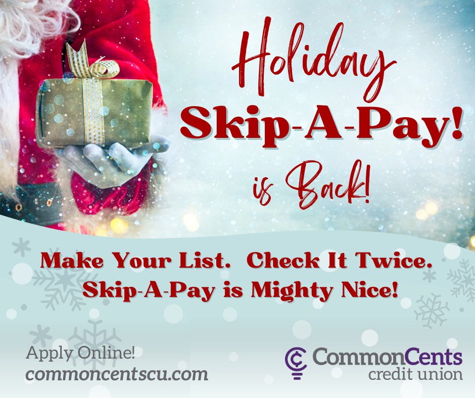 CommonCentsCU's tweet photo. Put some extra jingle in your pockets! https://t.co/V5HUFJY9n2