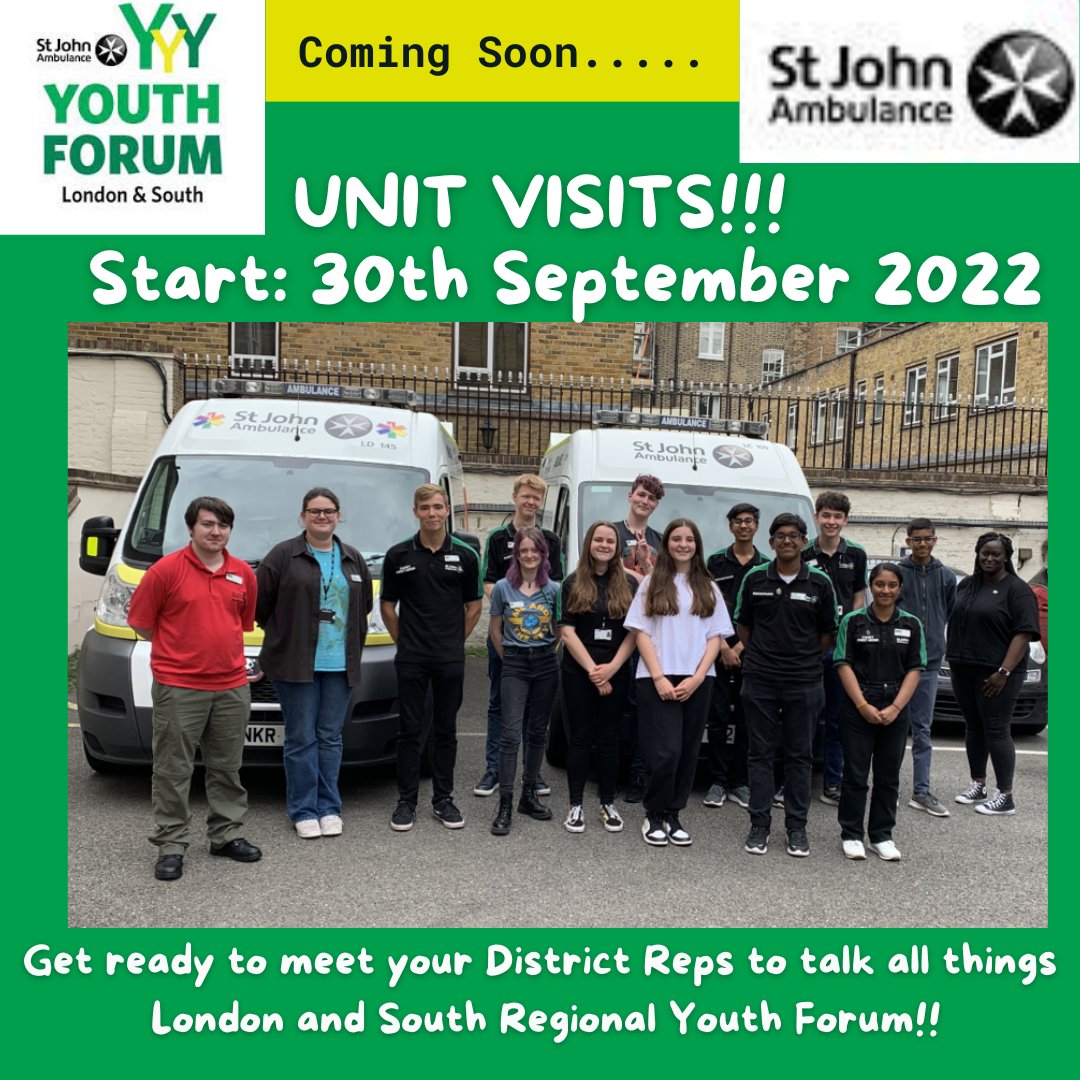 sja_lsyf's tweet photo. Are you ready to meet your district reps? Reps will be going round their districts to present to you and answer any questions you may have about the Regional Youth Forum! Speak to your Unit Manager for more details! We can’t wait to meet you!
#amazinglsyf https://t.co/cSjsuW5Kxg