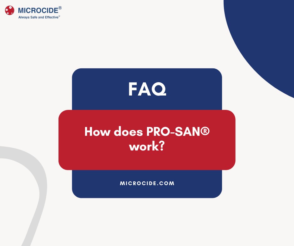 microcide's tweet image. PRO-SAN® works in three ways:

1) #Antimicrobial Agent
2) Cleaning
3) Chelating Agent

PRO-SAN® makes produce cleaner and look brighter. ✨

Learn more here: bit.ly/3DNn9hM

#FAQ #biodegradable #biobased