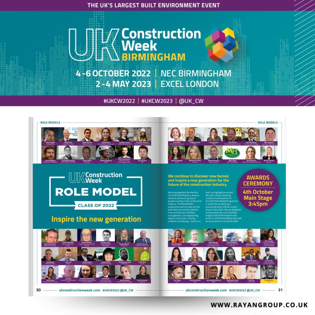 RayanGroupUK's tweet photo. Are you ready? One week until the UK's biggest development environment event! We @rayangroup.uk invite you to attend the UKCW Role Model Awards Ceremony on 4 October 2022 on the main stage at 3:45 pm. See you there! @uk_cw #UKCW #UKCWRoleModel #rayangroupuk #birmingham https://t.co/TVy5JbjSW1