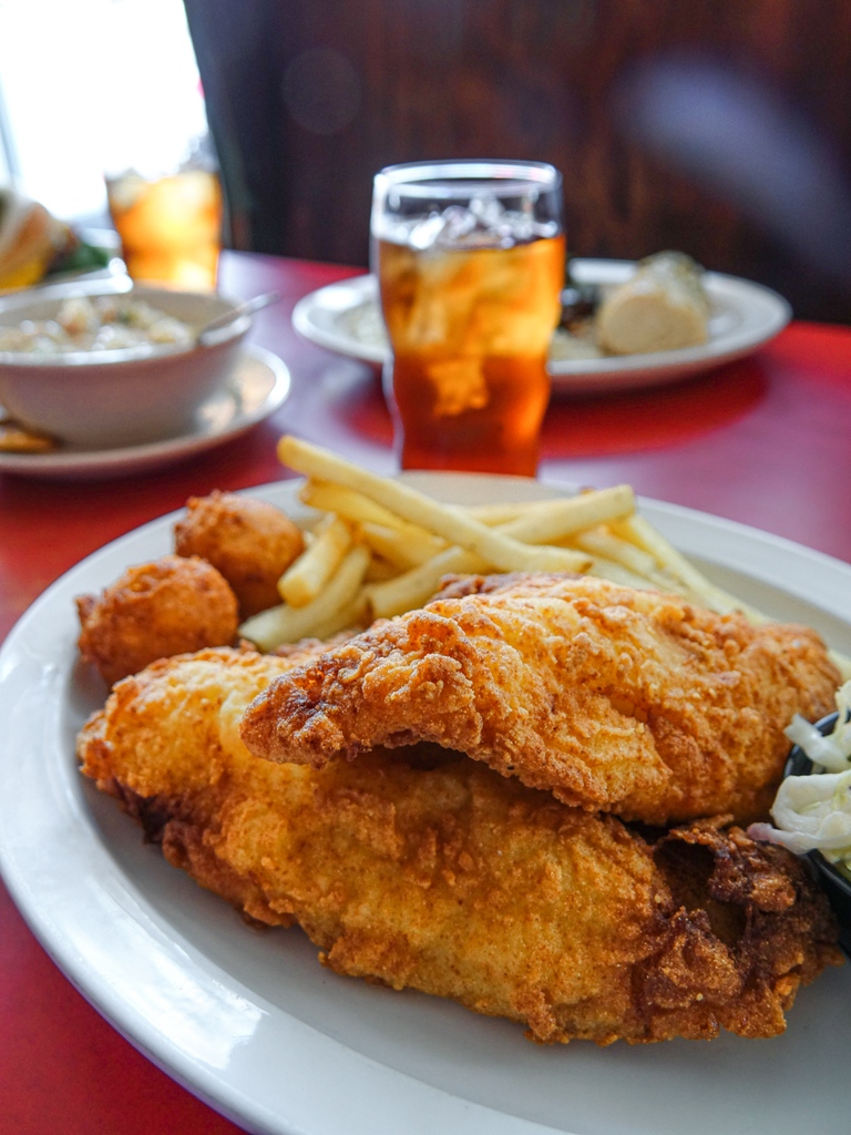 We hope your Tuesday is as golden as our Cornmeal Dusted Fried Catfish! What is makin' your day great? Let us know below!