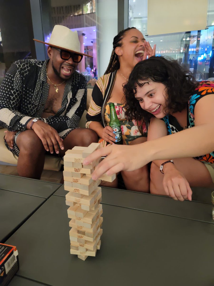 barrueth's tweet photo. Building (or destroying) connections at #oc2022 @womenstrongintl @ChisinaKapungu https://t.co/PITfb7Pbvv