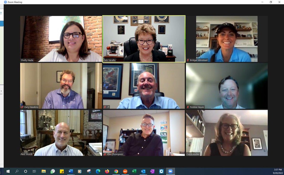 The @crtomorrow board members (we are missing a few) are busy meeting & preparing for the Oct 18 Power of Ten event. Visit YourCRT.com to register! ‘Leading the way to Grest Places’