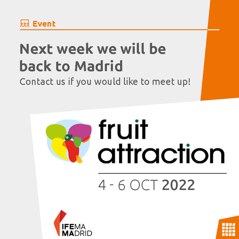 Next week we will be back to Madrid, please contact us if you would like to meet up!!! |
La semana que viene estaremos de vuelta en Madrid, contáctanos si te gustaría quedar!!! #fruitattraction #lab #foodcare #residue #quality #normec #agrocontrol