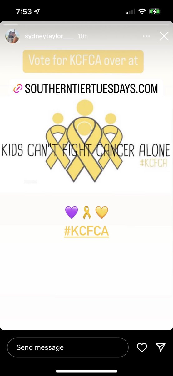 Masonimbt50's tweet photo. Go vote for Kids can’t fight cancer alone 

https://t.co/hz3aNO4IMr https://t.co/BApkBWTpOJ