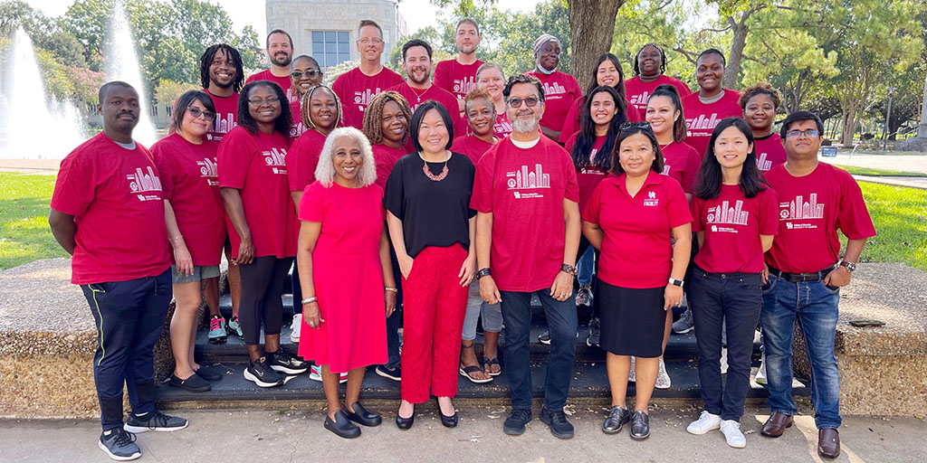 Welcome to our new class of Houston-area middle school science teachers working to become master teaching fellows with science and bilingual ed expertise.  

They’re part of ALL RISE (Advancing Language Literacy w/ Relevant Investigations in Science Education), funded by <a href="/NSF/">U.S. National Science Foundation</a>.