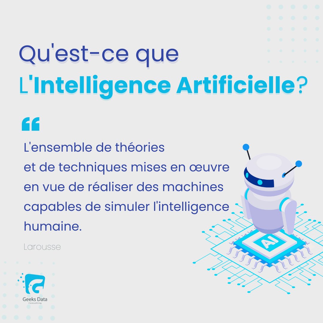 GeeksDataa's tweet image. Marketing, banque, assurance, santé...autant de domaines en pleine transformation et en évolution grâce à l'intelligence artificielle.
#AI #numérique #digital #tech #innovation #artificialintelligence