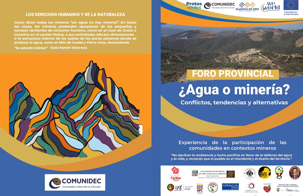 comunidec's tweet photo. F̳O̳R̳O̳ ̳P̳R̳O̳V̳I̳N̳C̳I̳A̳L̳
¿𝐀𝐆𝐔𝐀 𝐎 𝐌𝐈𝐍𝐄𝐑Í𝐀?
𝐂𝐎𝐍𝐅𝐋𝐈𝐂𝐓𝐎𝐒, 𝐓𝐄𝐍𝐃𝐄𝐍𝐂𝐈𝐀𝐒 𝐘 𝐀𝐓𝐄𝐑𝐍𝐀𝐓𝐈𝐕𝐀𝐒

#AlianzaDeOro
https://t.co/S2u0ms4mLB https://t.co/fhINkXxAmU
