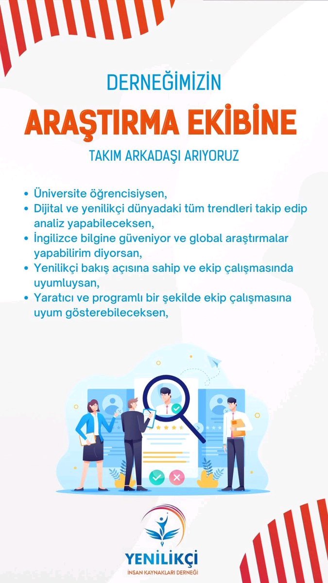 Başvurularınızı bekliyoruz! 
Başvuru için: linktr.ee/yinkader