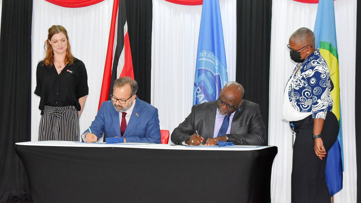 MAG (Mines Advisory Group) (@magsaveslives) on Twitter photo We have just partnered with the government of Trinidad & Tobago to tackle the problem of illicit arms & ammunition in the Caribbean. We have now signed an agreement with <a href="/CImpacs/">CARICOM IMPACS</a> to combat criminality and advance peace and security in the region.
More at bit.ly/3rbtfCZ We have just partnered with the government of Trinidad & Tobago to tackle the problem of illicit arms & ammunition in the Caribbean. We have now signed an agreement with <a href="/CImpacs/">CARICOM IMPACS</a> to combat criminality and advance peace and security in the region.
More at bit.ly/3rbtfCZ