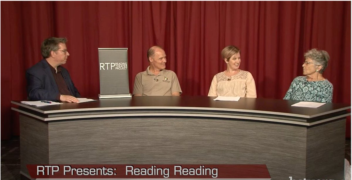 RdngThtrPrjct's tweet photo. ICYMI: Reading Reading from 9/20 featuring Caleb Corkery and his play Elizabeth
Find the episode here: https://t.co/jTrU4Sxwxy

#readingtheaterproject #berkscounty #readingpa #readingreading #communitymedia #bctv #newplayreading #rtp #newplay @richterific @bctv_org https://t.co/iiAxd2slFV