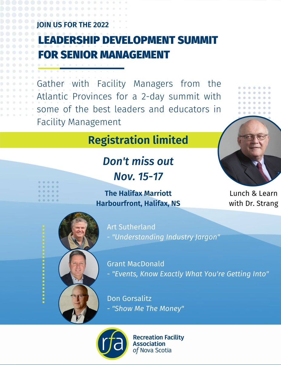 Join other facility managers this November, where you will learn core competency development and be provided with practical guidance using real-life scenarios.

Register here: rfans.com/training/leade…