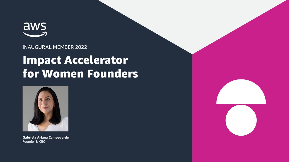 AWSstartups's tweet image. Miren was founded by Gabriela Ariana Campoverde (@byGabyC) to provide an end-to-end lending software for community development financial institutions. #AWSImpactAccelerator

Learn more: go.aws/3LJG2WR