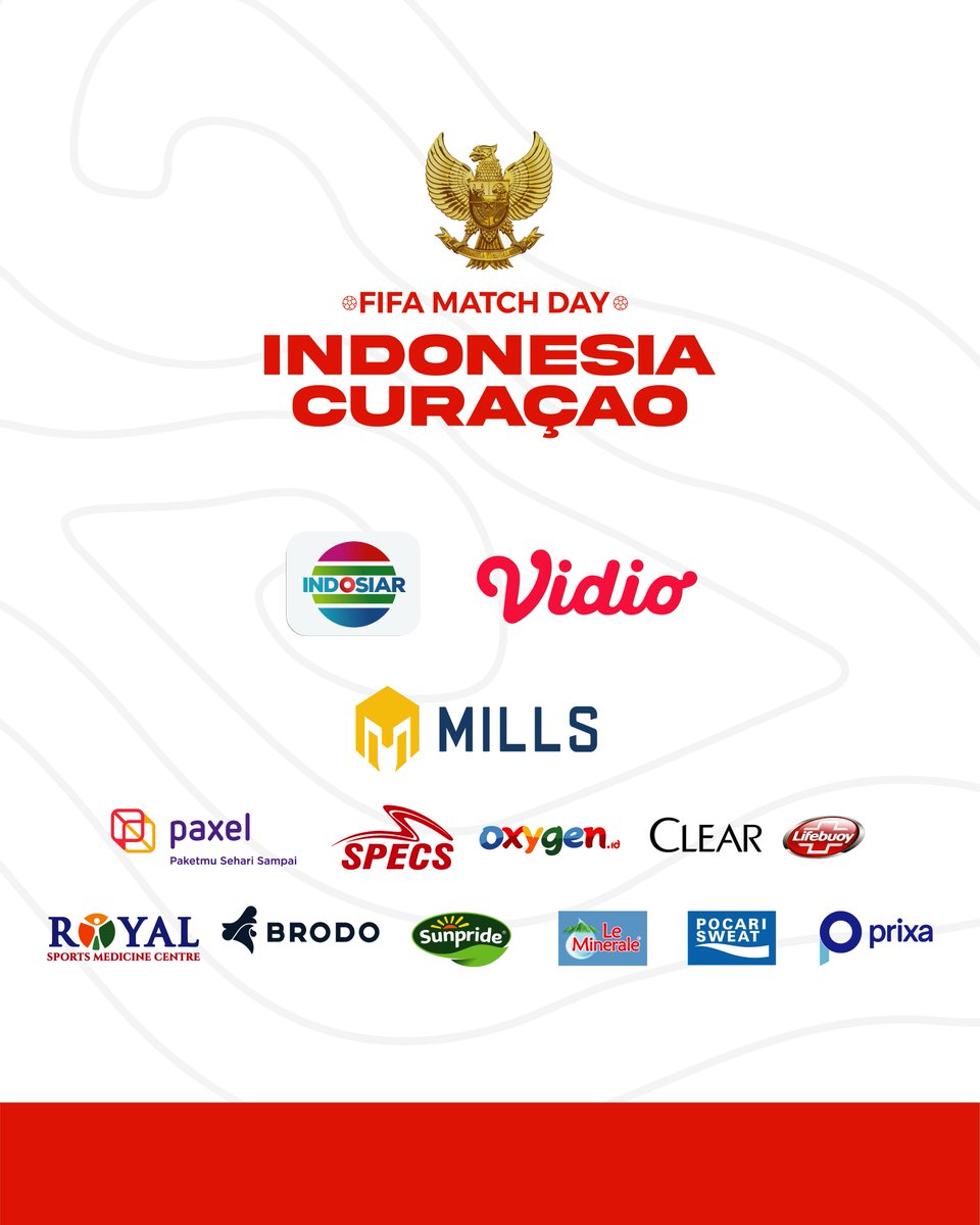 PSSI's tweet photo. Timnas Indonesia sukses taklukkan Curacao dengan skor akhir 2-1.

Kerja bagus, Garuda!  ✊🏼🇮🇩

#KitaGaruda #MeraihImpian #TimnasDay https://t.co/3hbNDeouyS