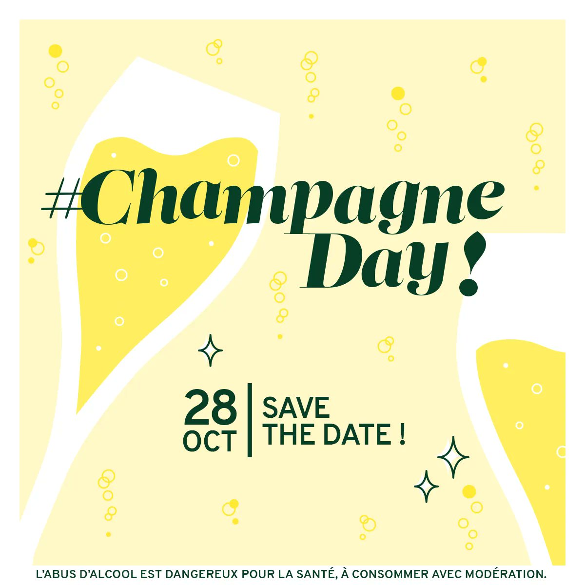 C’est bientôt #ChampagneDay ! Et vous, qu'avez-vous prévu pour le 28 octobre prochain ?