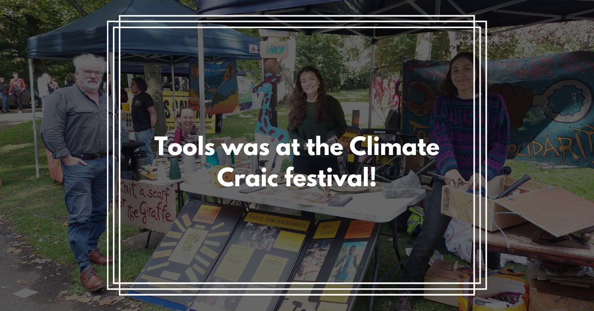 Tools For Solidarity (@2ls4s) on Twitter photo We had so much fun at the <a href="/ClimateCraic/">Climate Craic</a> festival last Saturday!
We were there doing 3 recreational activities:
- Building carpentry starting boxes for our shipment
- An ESD quiz about climate actions
- A knitting workshop to knit a scarf for our Giraffe
#charity #festival We had so much fun at the <a href="/ClimateCraic/">Climate Craic</a> festival last Saturday!
We were there doing 3 recreational activities:
- Building carpentry starting boxes for our shipment
- An ESD quiz about climate actions
- A knitting workshop to knit a scarf for our Giraffe
#charity #festival