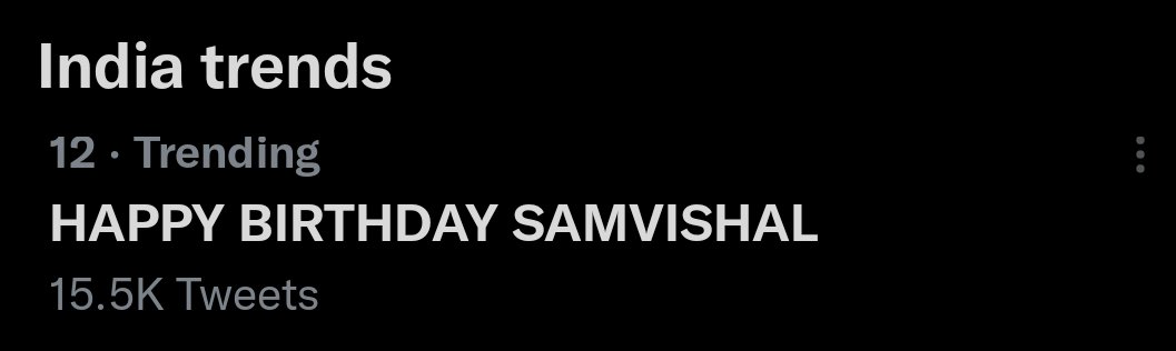 saranya_0627's tweet photo. 15k+ tweets

HAPPY BIRTHDAY SAMVISHAL https://t.co/W45ZShHdwh