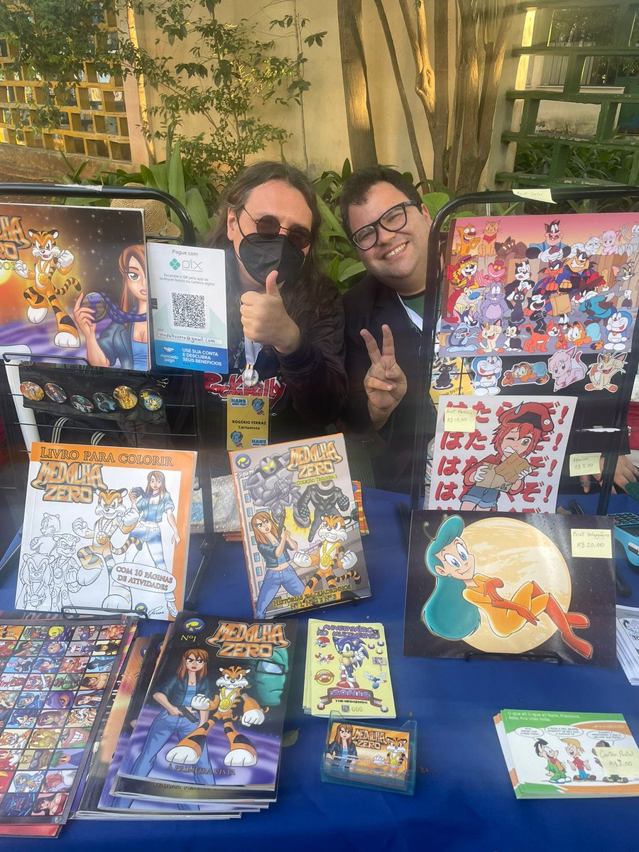 medalhazero's tweet photo. Nesse sábado, nosso grupo The Three Caballeros (Rogerio Ferraz, Manoela Costa e Tom Dutra) esteve presente no evento Hans Geek Fest no bairro do Tatuapé em São Paulo.
#hansgeekfest #eventogeek #eventonerd #cultura #culturapop #quadrinhos #tatuape #eventocultural #eventosgeek https://t.co/FavzKtl2m0
