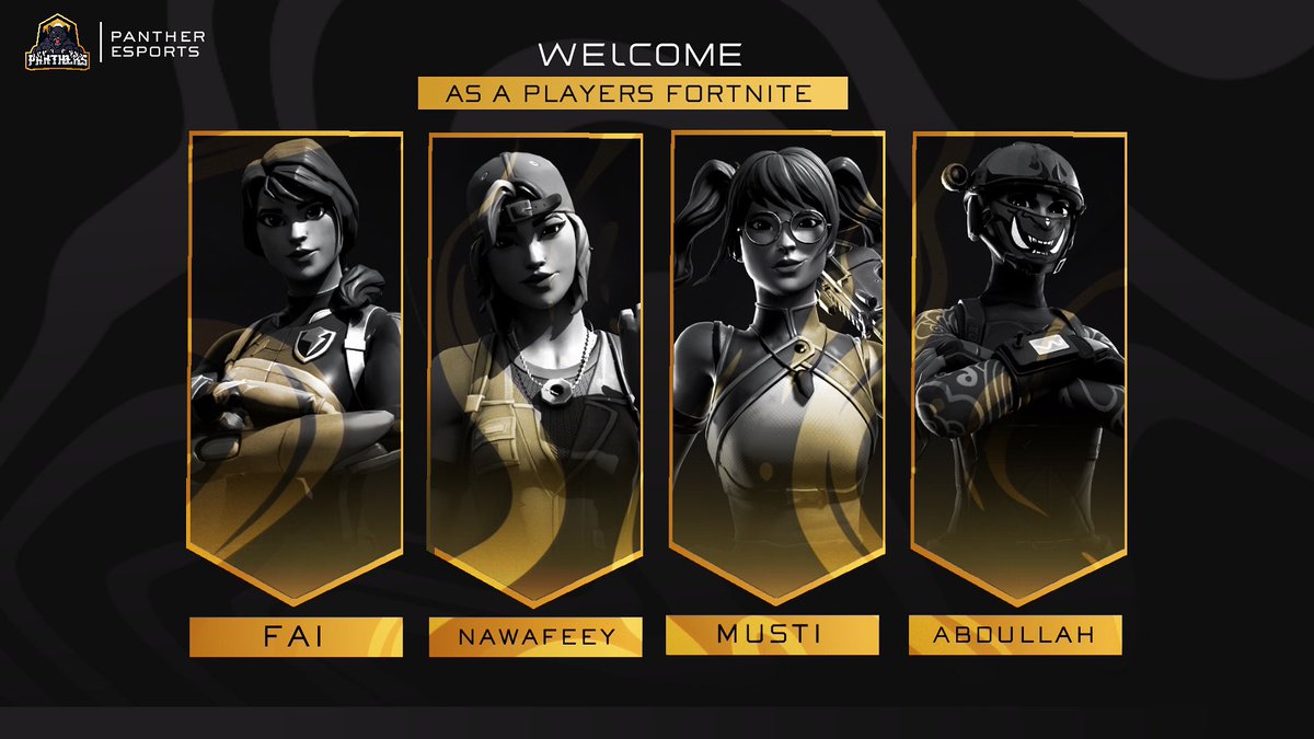 PnrEsport's tweet image. We are happy to announce our newest fortnite players ✍🏻🤩

@xFai91 
@nawafeey_ 
@4msti_ 
@Abdullahfn0 

يسعدنا الإعلان عن أحدث لاعبينا في لعبة فورتنايت ✍🏻🤩

#wearepanthers 
#panthertakeover