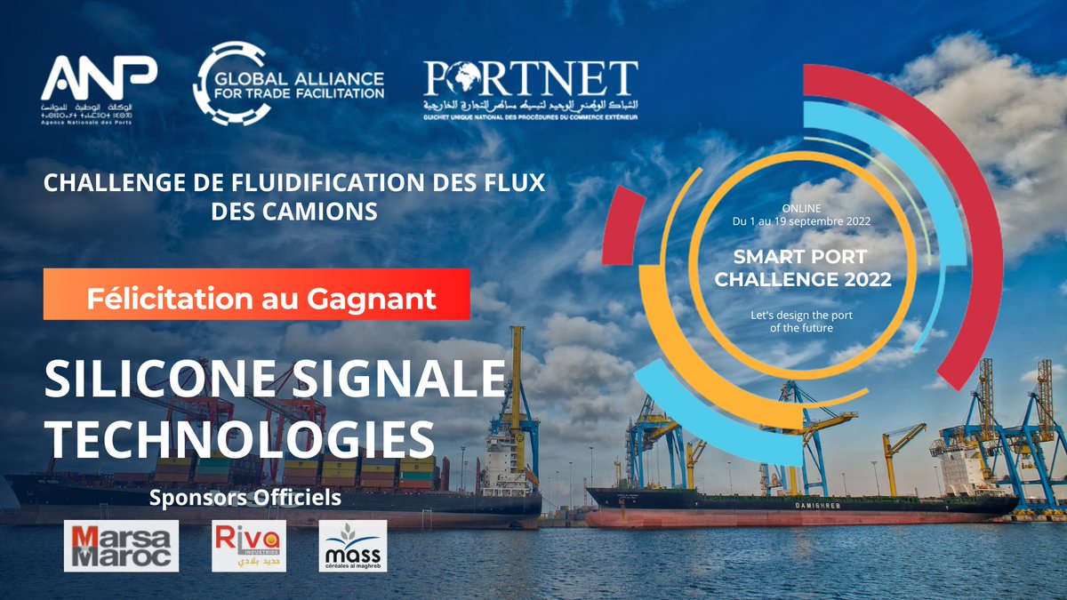 AnpMaroc's tweet photo. Félicitation au Gagnant du Challenge : Fluidification des flux des camions https://t.co/I8dGxlBd1x