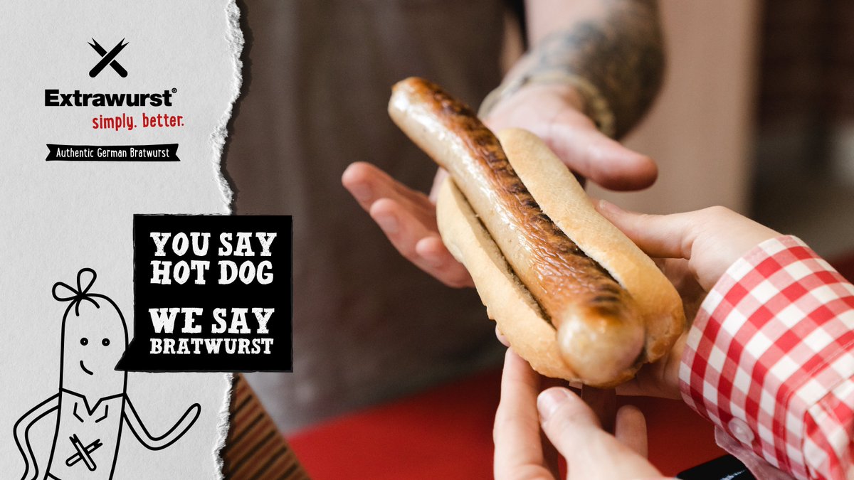 You say Hot Dog...
We say Bratwurst!
Always fresh from the grill, our bratwursts are made to an authentic recipe by Extrawurst’s German master butchery team.
#brat #bratwurst