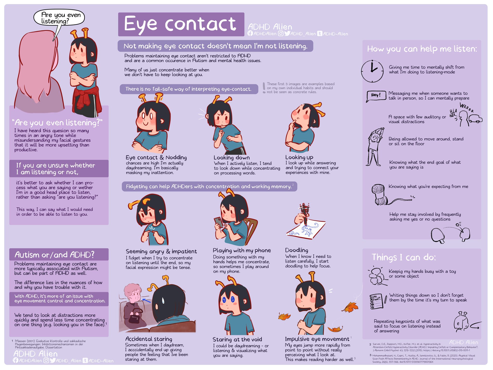 Pina ADHD Alien Comic on Twitter "I was in a the other day