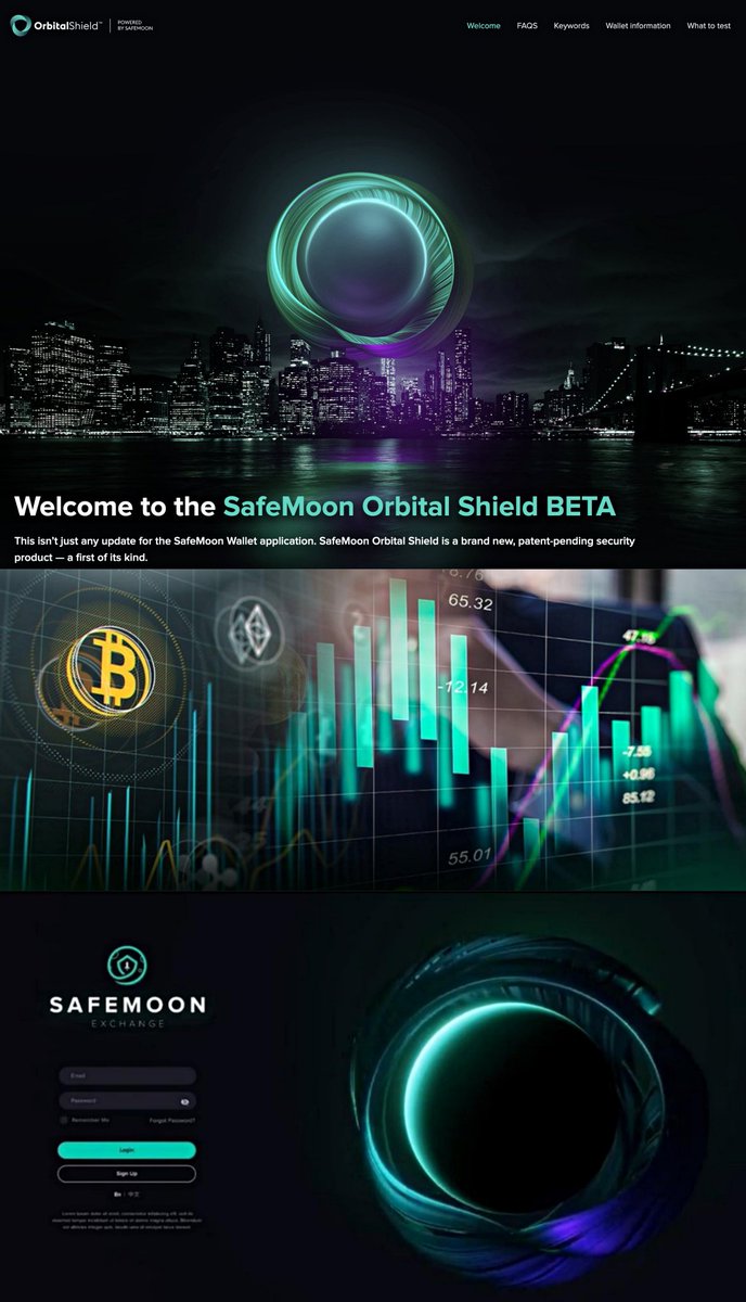 Setting a BETA up properly takes time &amp; care.🔉

For instance, with #SAFEMOONORBITALSHIELD we built out a full BETA portal that links in with our dashboards &amp; testing systems. 🖥️

Considering the content along with the function is critical to a successful test.🌑

#SAFEMOON
