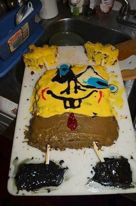 messedupfoods's tweet photo. spingebib cake https://t.co/gTaeSS9iFI