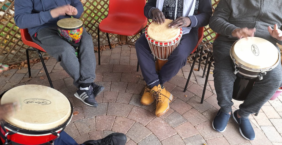 Redwood1 (@redwood1_) on Twitter photo Today's activities: Coffee and Conversation in the morning and a Drumming Circle in this afternoon. Thanks to all for the support.
<a href="/TheLiveTeam_/">Live Team</a>
<a href="/MaplesDept/">Maples Therapy</a>
<a href="/music_health/">OPUS Music CIC</a>
#MentalHealthMatters
#conversations
#Lovemusic Today's activities: Coffee and Conversation in the morning and a Drumming Circle in this afternoon. Thanks to all for the support.
<a href="/TheLiveTeam_/">Live Team</a>
<a href="/MaplesDept/">Maples Therapy</a>
<a href="/music_health/">OPUS Music CIC</a>
#MentalHealthMatters
#conversations
#Lovemusic