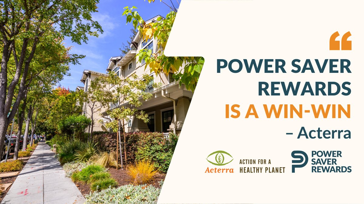 Energy Upgrade California ☀️ (@energyupgradeca) on Twitter photo We asked <a href="/planetacterra/">Acterra #ClimateAction</a> what #PowerSaverRewards means to them. “It’s a win-win if people can see a dip in their energy bills and also help their community avoid a preventable power outage.” We asked <a href="/planetacterra/">Acterra #ClimateAction</a> what #PowerSaverRewards means to them. “It’s a win-win if people can see a dip in their energy bills and also help their community avoid a preventable power outage.”