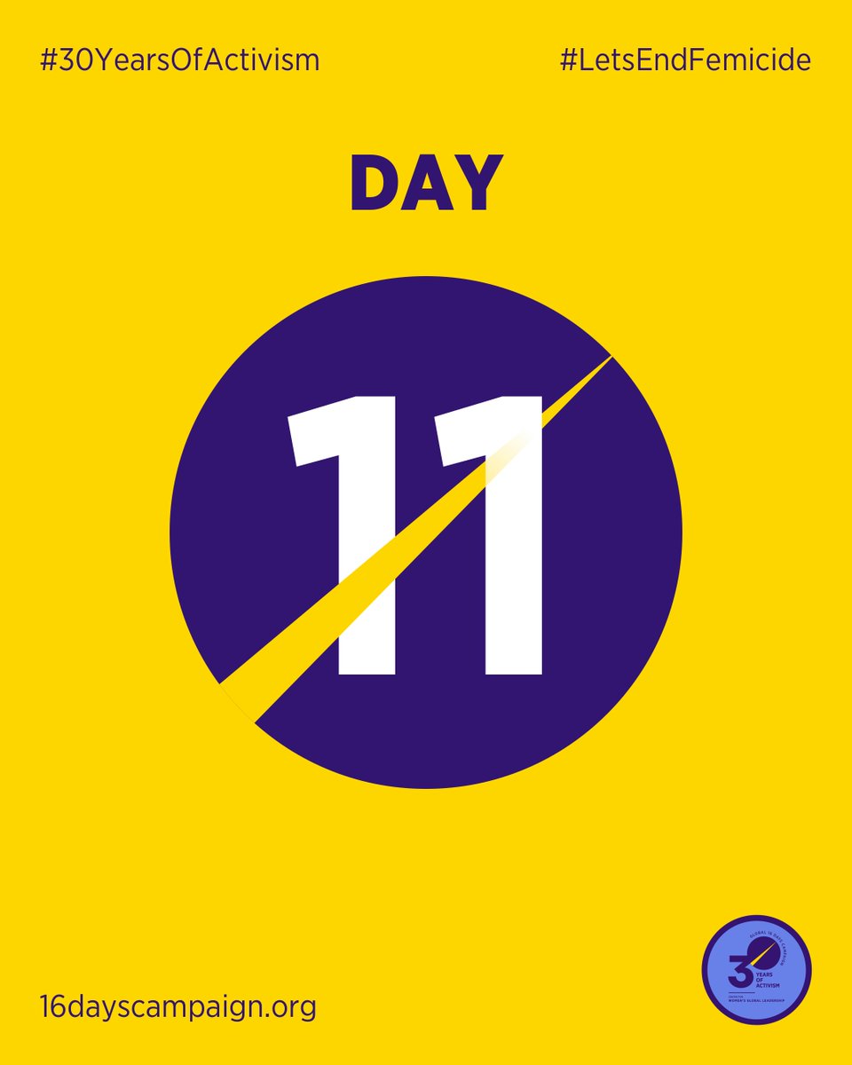 Global 16 Days Campaign (@16dayscampaign) on Twitter photo Day 11 –
‼️ 45% of all abortions globally are unsafe & can lead to death. – <a href="/WHO/">World Health Organization (WHO)</a>
📌 States MUST ensure that a woman's #SRHR are protected so no abortions are lethal.
💻 Learn more about abortions as a form of indirect femicide: bit.ly/FemicideAborti…
#LetsEndFemicide Day 11 –
‼️ 45% of all abortions globally are unsafe & can lead to death. – <a href="/WHO/">World Health Organization (WHO)</a>
📌 States MUST ensure that a woman's #SRHR are protected so no abortions are lethal.
💻 Learn more about abortions as a form of indirect femicide: bit.ly/FemicideAborti…
#LetsEndFemicide