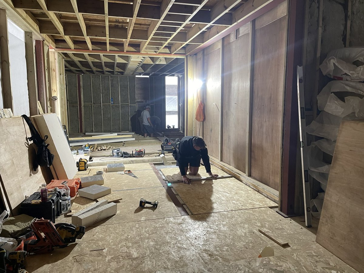 On site #eastpreston #sussex with our exciting project to add a new storey to this postwar house.