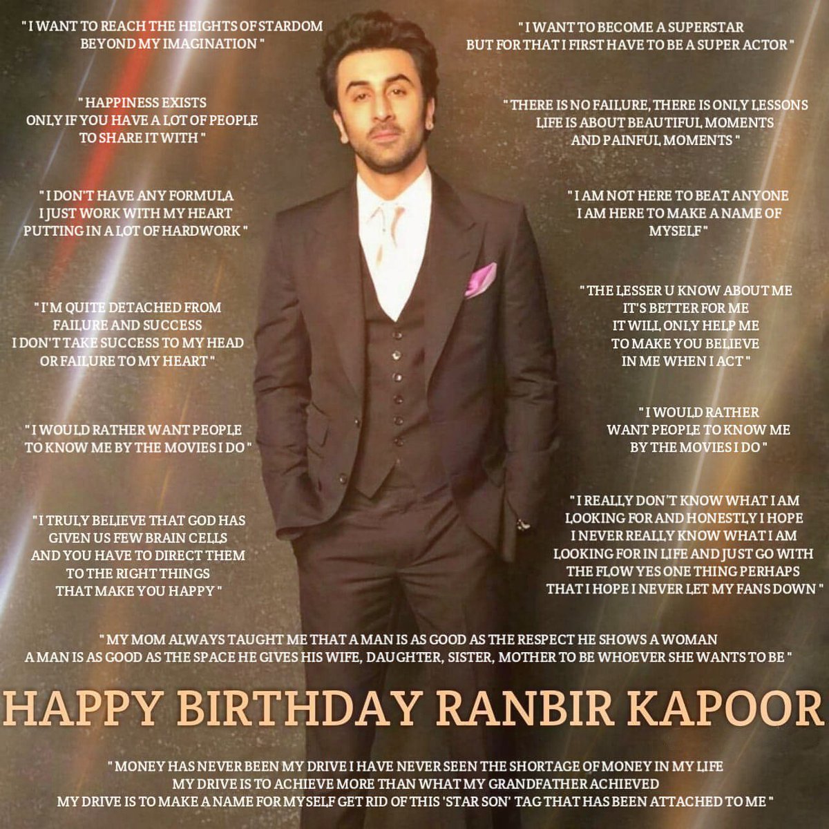 kabiraRK's tweet photo. Most humble superstar of bollywood
#HappyBirthdayRanbirKapoor https://t.co/kuatrIg2bD