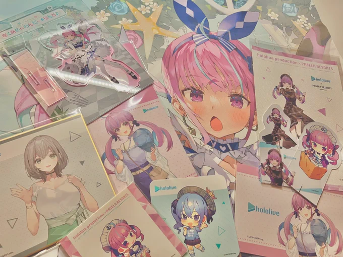 パセラであくあと会ってきた〜!
誰もいなかったのでゆっくりできた!
再販も買えたしあくあ色の日だった 