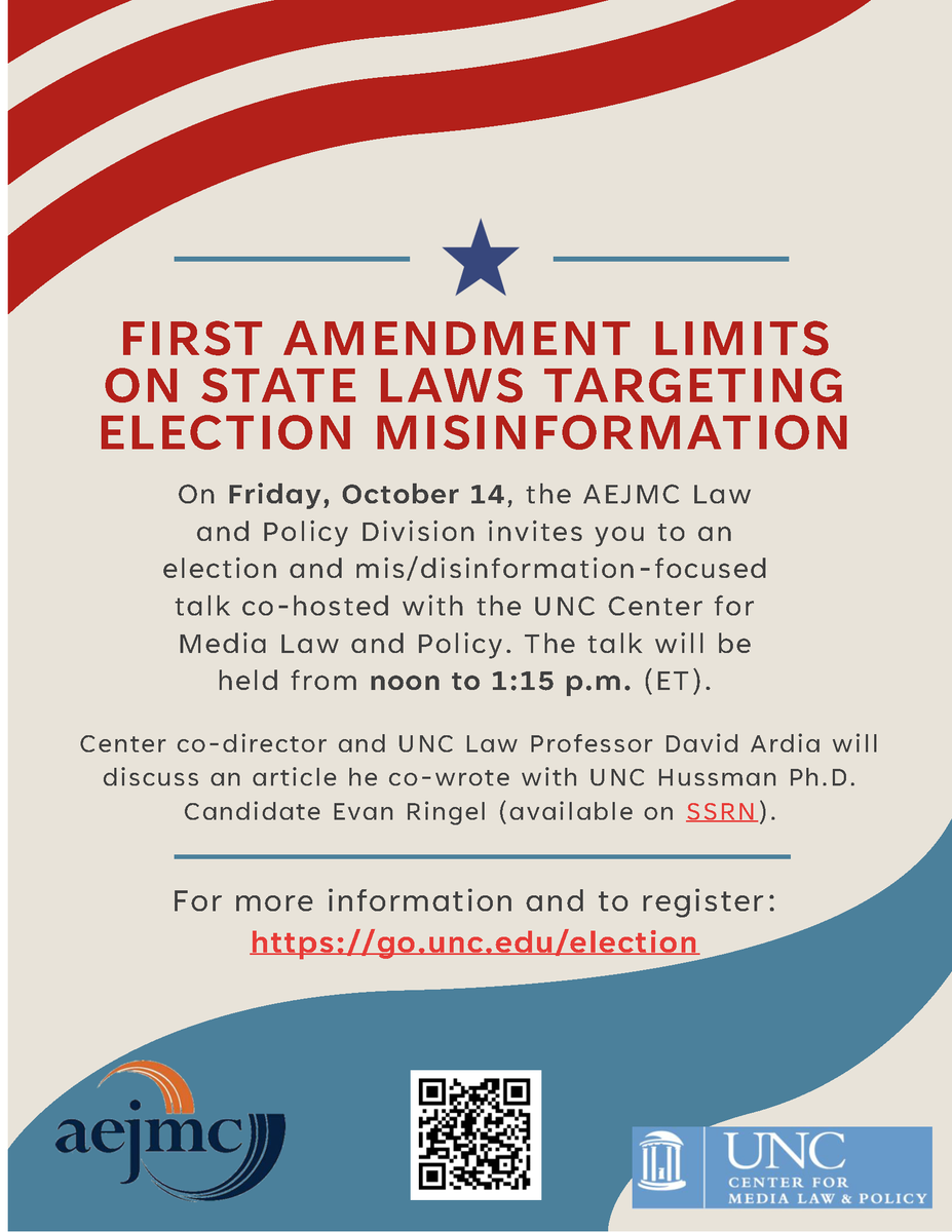 AEJMC Law & Policy Division tweet media