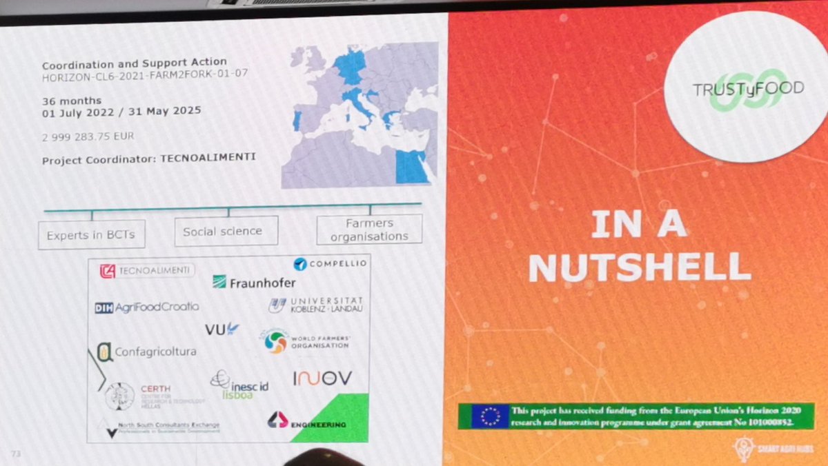 aguseji's tweet photo. Super interesting all the projects presented in the #SAHFE pitch from synergy projects, I think I would now change my choice of workshop 😅😅. 
@SmartAgriHubs
#SAHfinalevent 
#agrotech
#H2020 https://t.co/SAn07sr87q