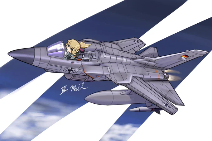 ユーロファイター見れるように過去のドイツ空軍機上げときますわ 